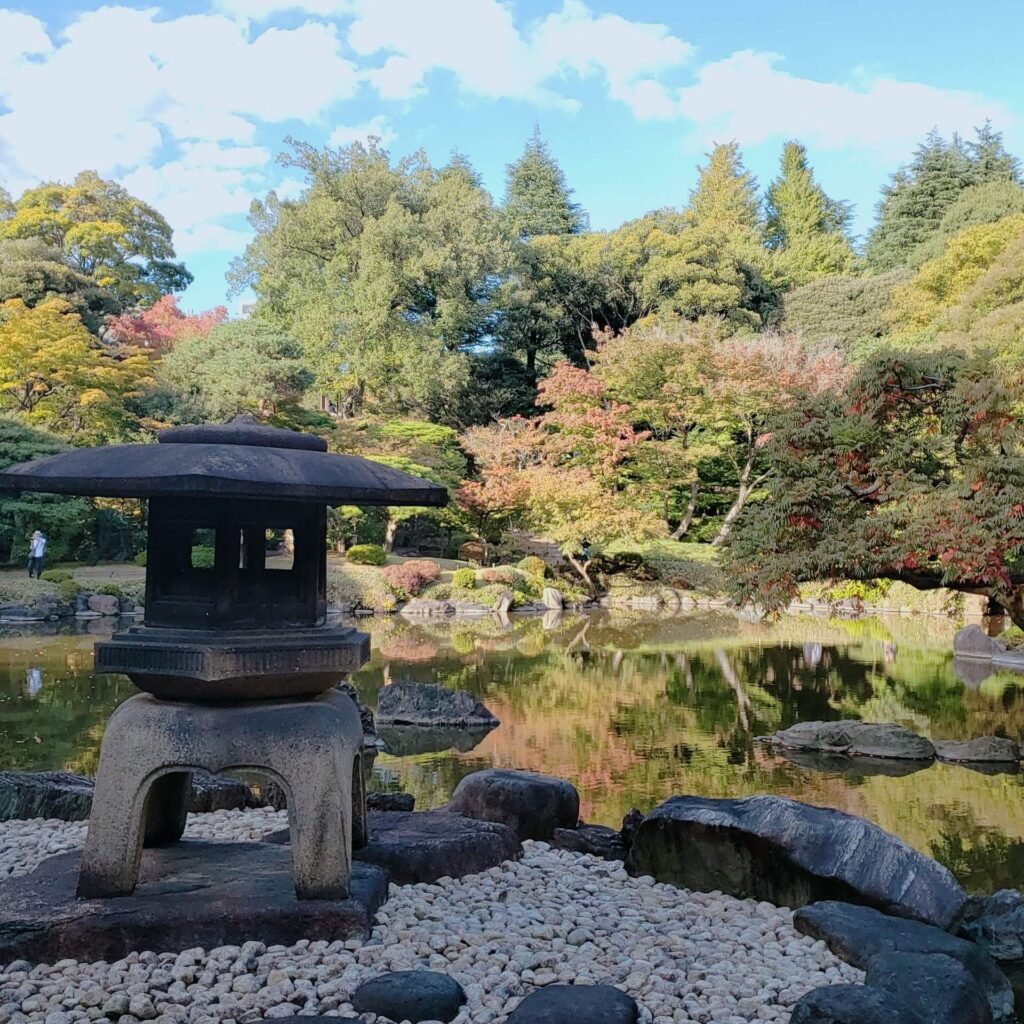 旧古河庭園の日本庭園