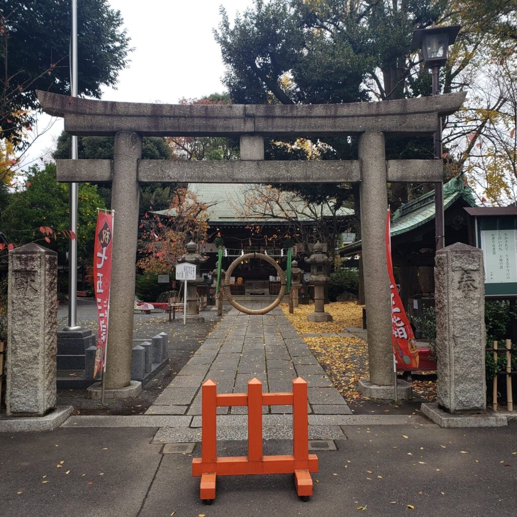 七社神社の入り口