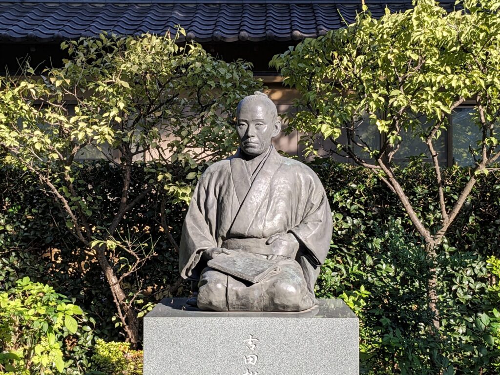 吉田松陰の像