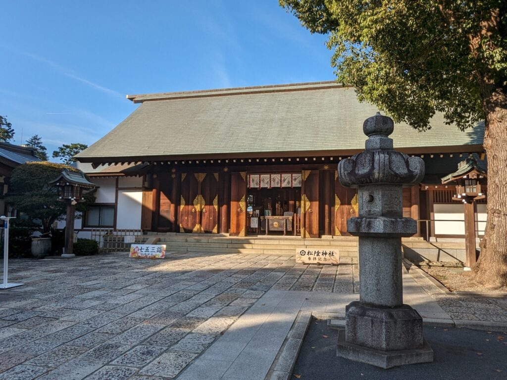 松陰神社の外観