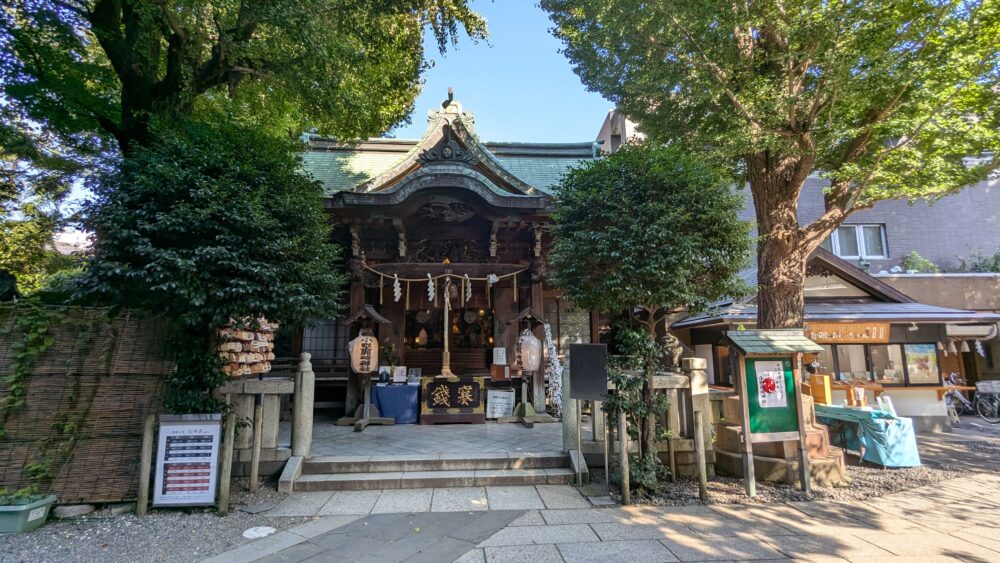 小野照崎神社の入口