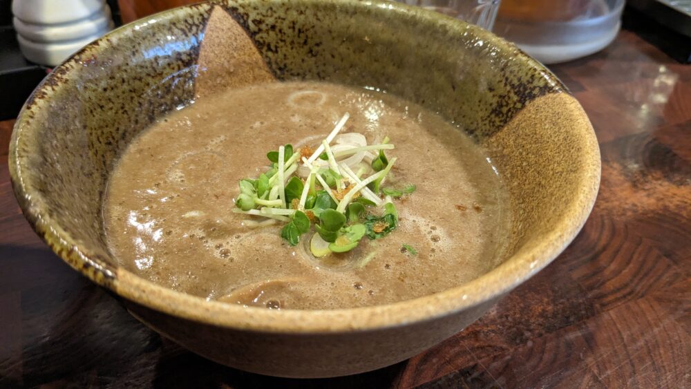 【麺や庄の・おすすめメニュー】「味玉つけ麺」