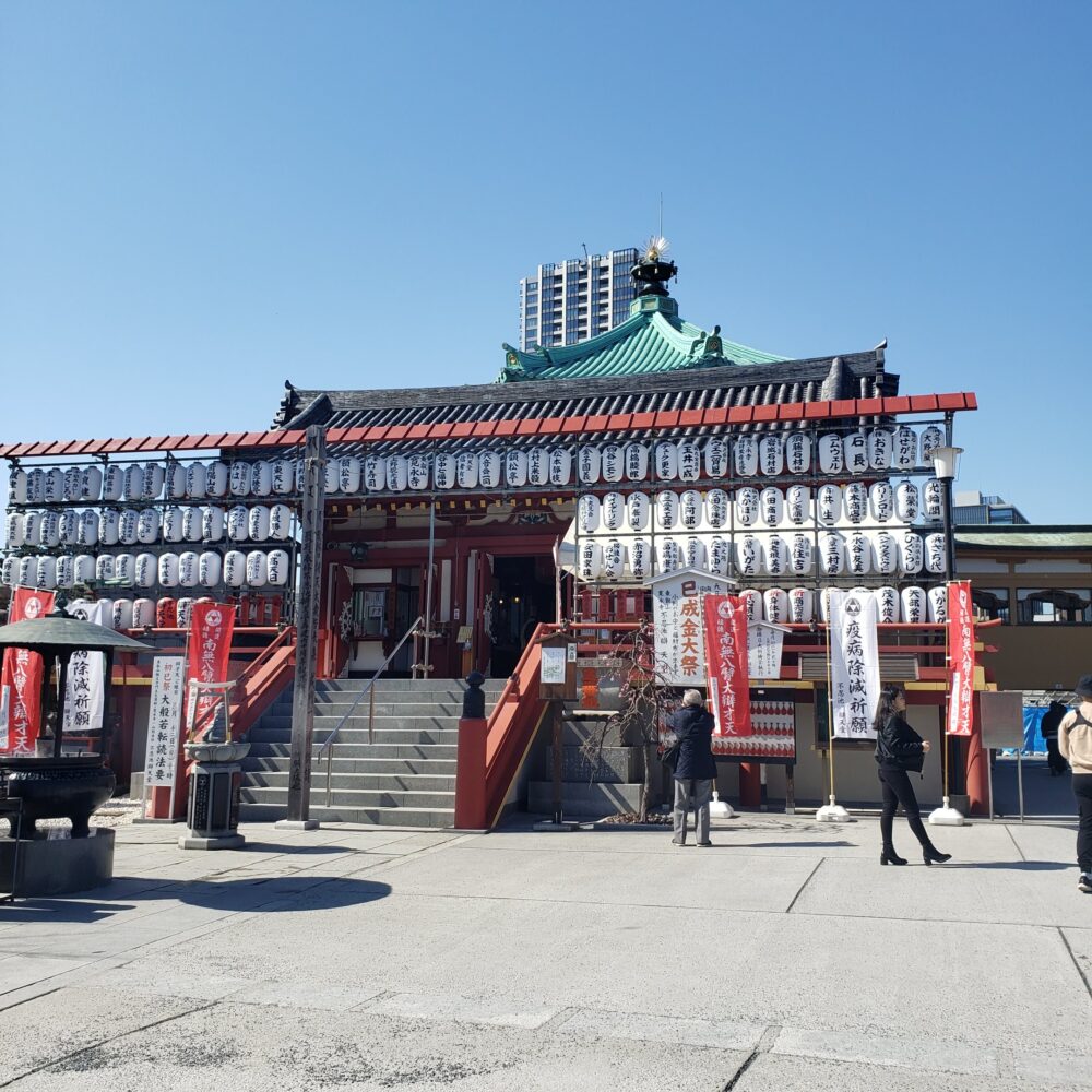 不忍池辯天堂と空