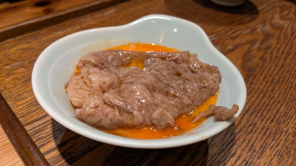 黒毛和牛サーロインご飯のお肉